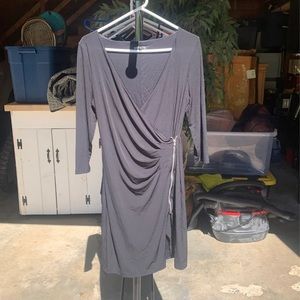 Express classic back sleeved dress